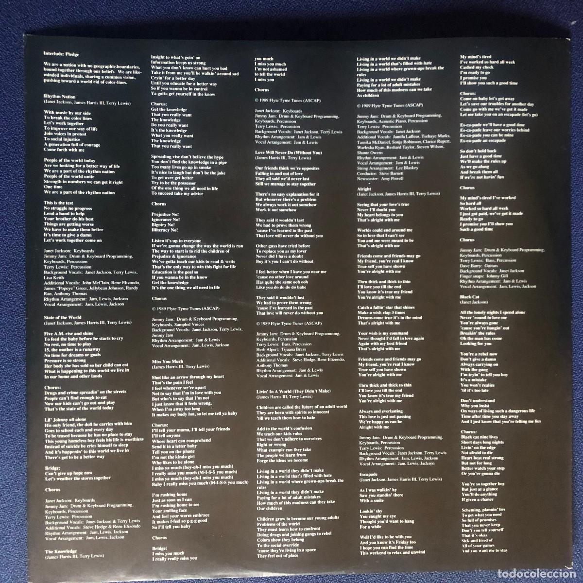 Discos de vinilo: Janet Jackson. Lote 2 LPs + 4 Maxi single 12&acute; - Foto 6