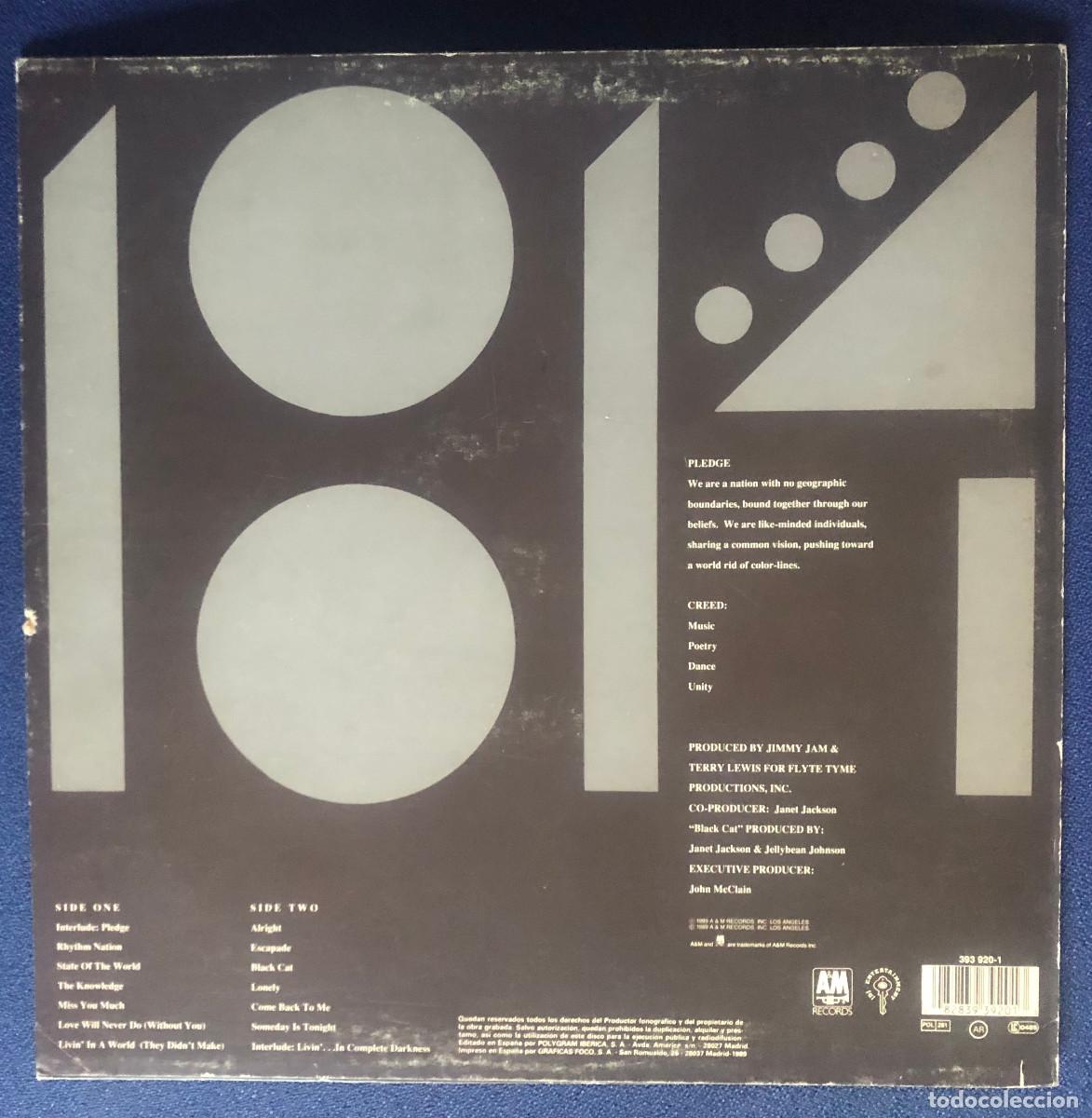 Discos de vinilo: Janet Jackson. Lote 2 LPs + 4 Maxi single 12&acute; - Foto 4