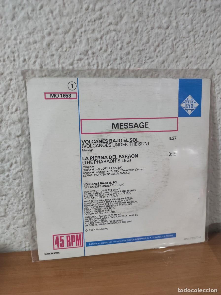 Discos de vinilo: Message &ndash; Volcanes Bajo El Sol - Foto 2