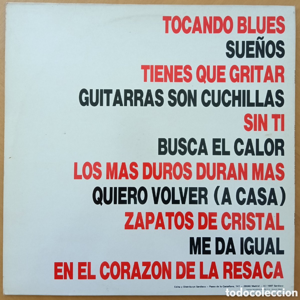 Discos de vinilo: Los Elegantes - Los gatos de mi barrio, 1987 - Foto 2