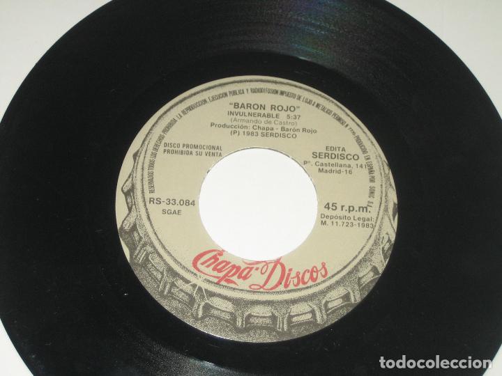 Discos de vinilo: BARON ROJO PROMOCIONAL - SIN FUNDA - Foto 1