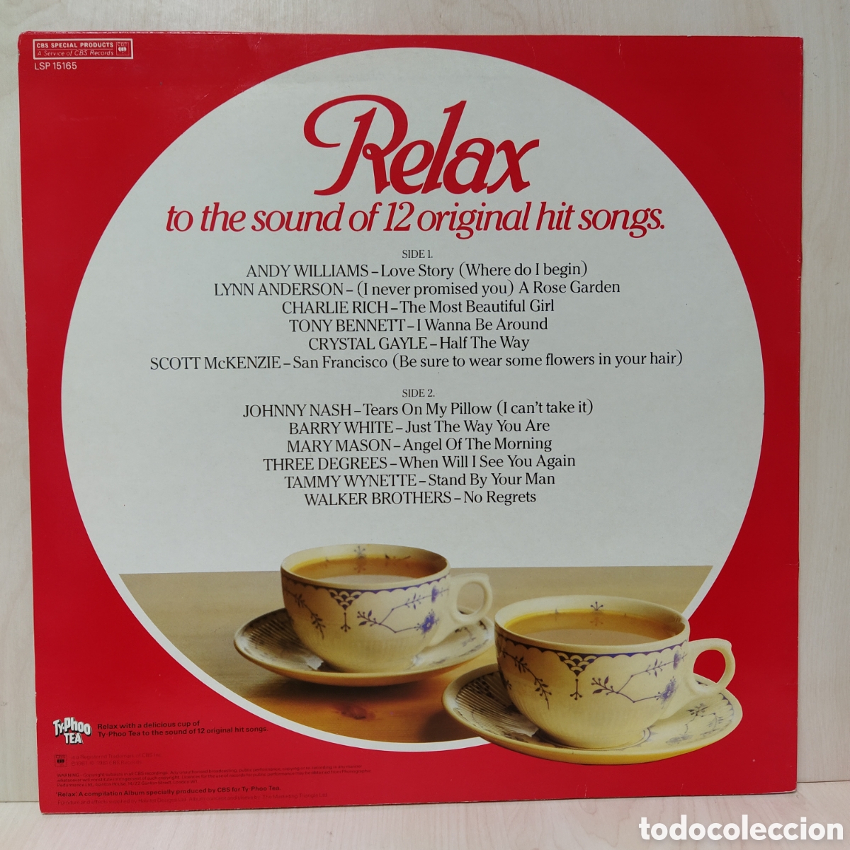 Discos de vinilo: Various - Relax (LP, Comp) - Foto 2