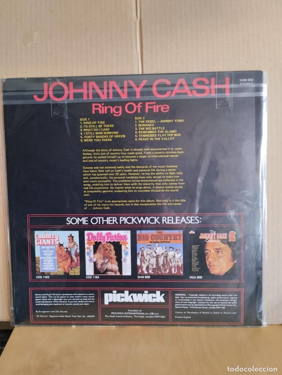 Discos de vinilo: JOHNNY CASH ----- RING OF FIRE - Foto 2