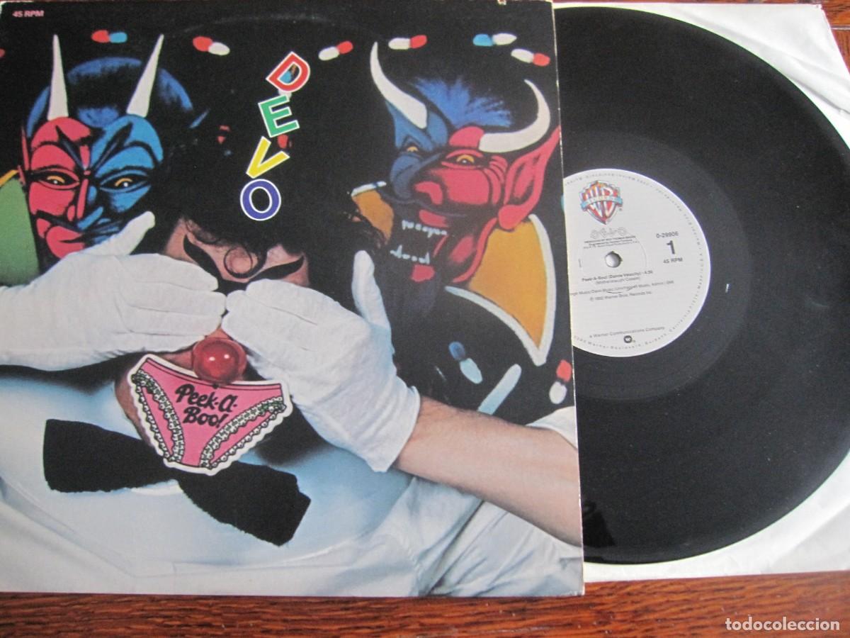 Discos de vinilo: DEVO `Peek-A-Boo!&acute;(Dance velocity) USA. Maxi 12&acute;&acute; - Foto 1
