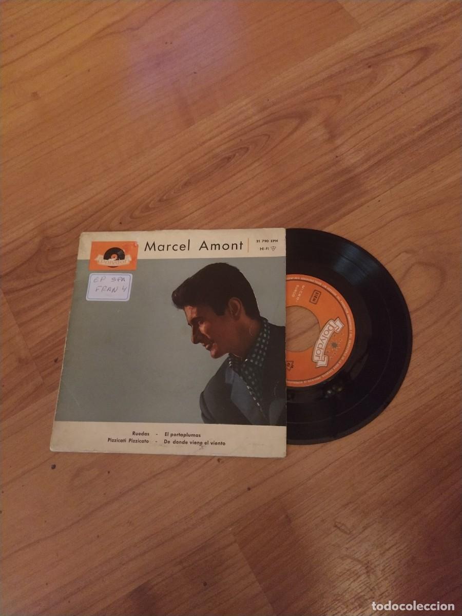 Discos de vinilo: Marcel Amont &lrm;-ep Ruedas - +3 Spain 1961 - - Foto 1