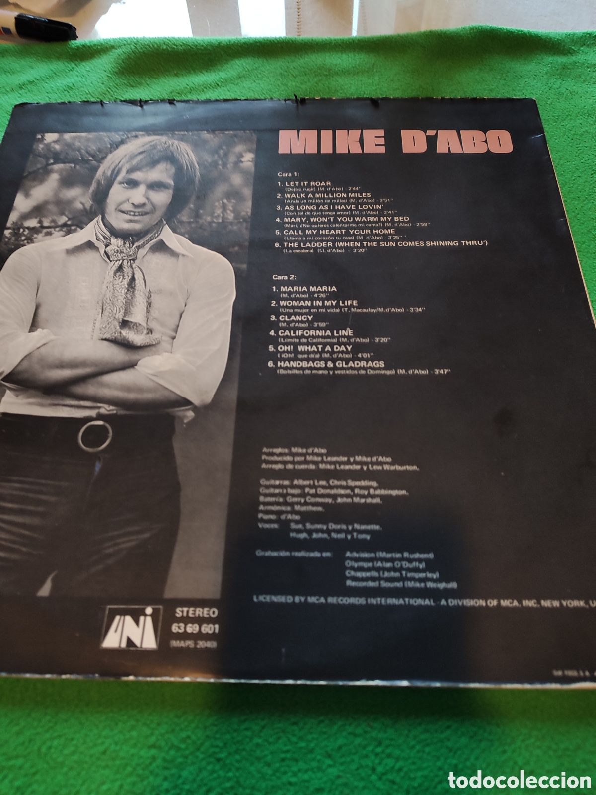 Discos de vinilo: Mike DAbo - Same Vinilo Lp - Foto 2