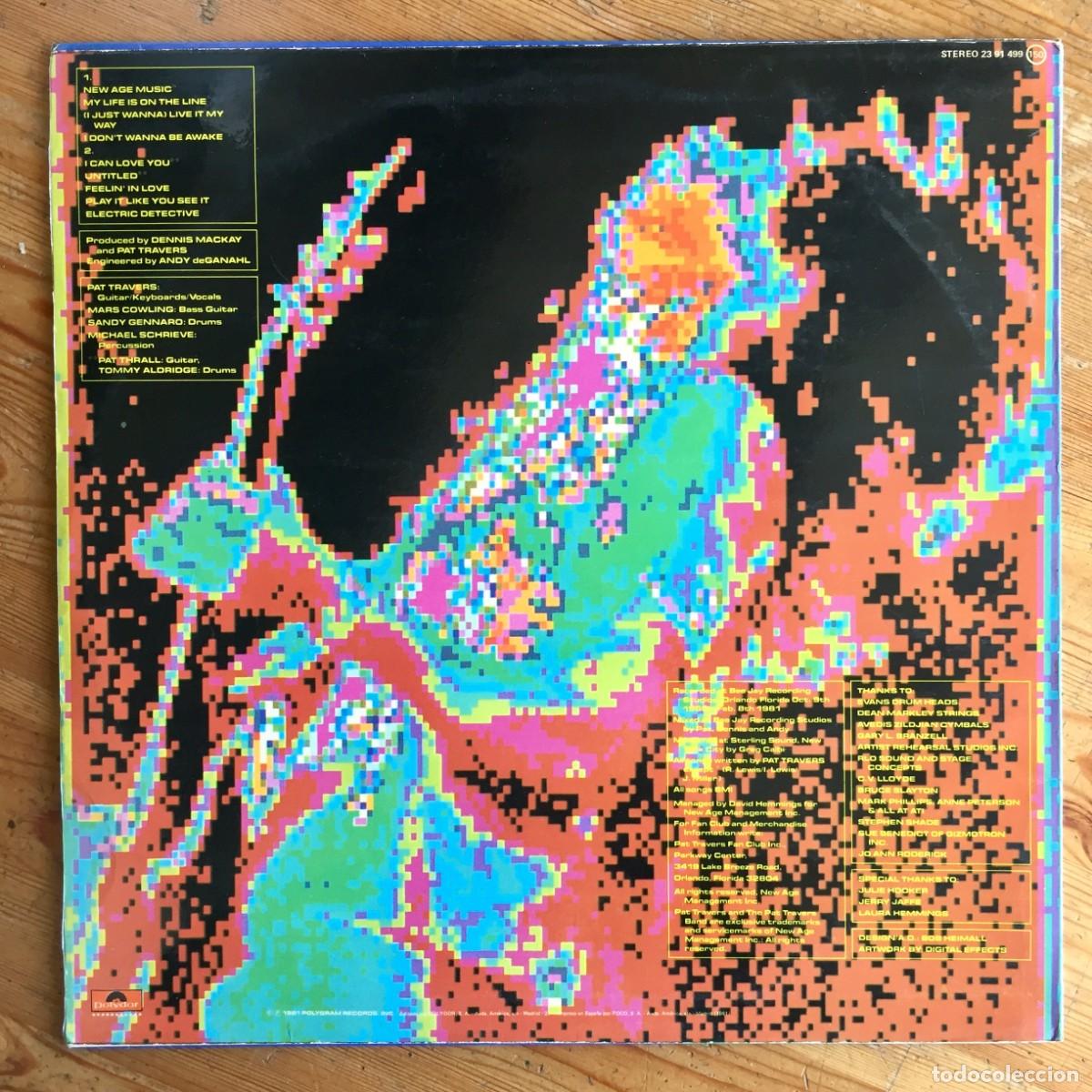 Discos de vinilo: PAT TRAVERS : RADIO ACTIVE [POLYDOR - ESP 1981] LP - Foto 2