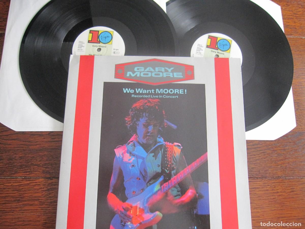 Discos de vinilo: GARY MOORE `We Want Moore` LIVE . - Foto 1