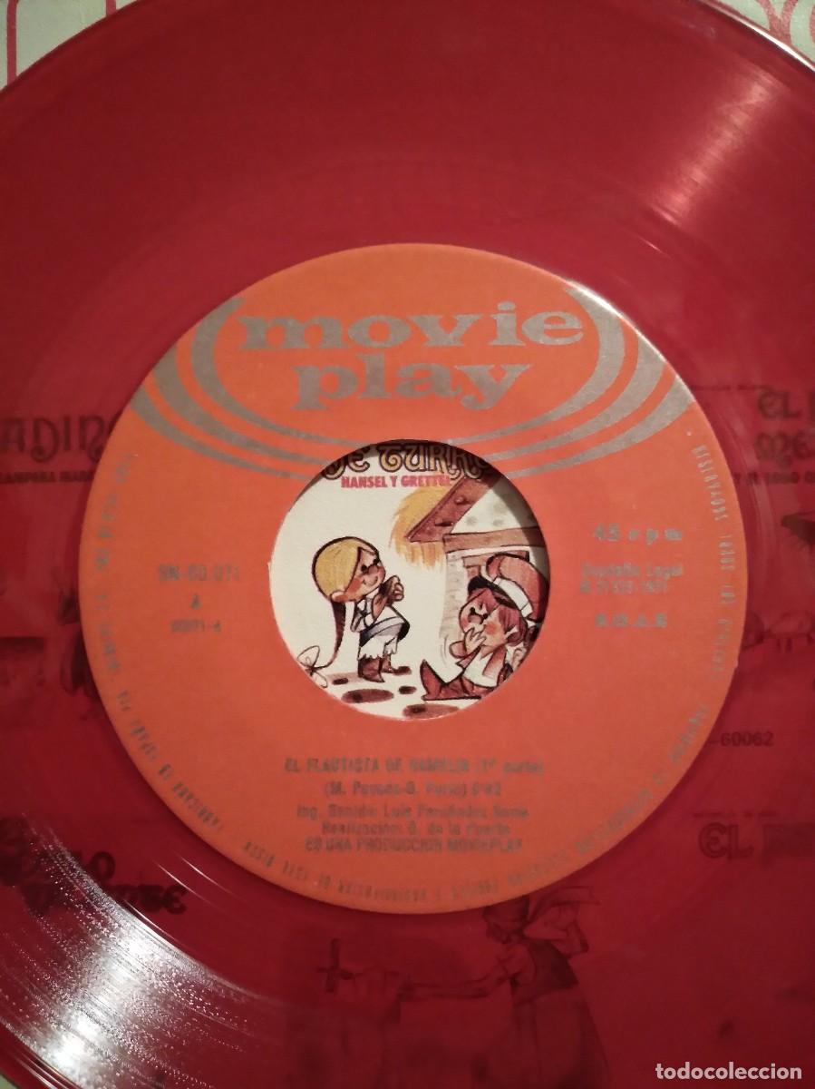Discos de vinilo: Cuento Vinilo 7&rdquo; El Flautista de Hamelin Single - Foto 5