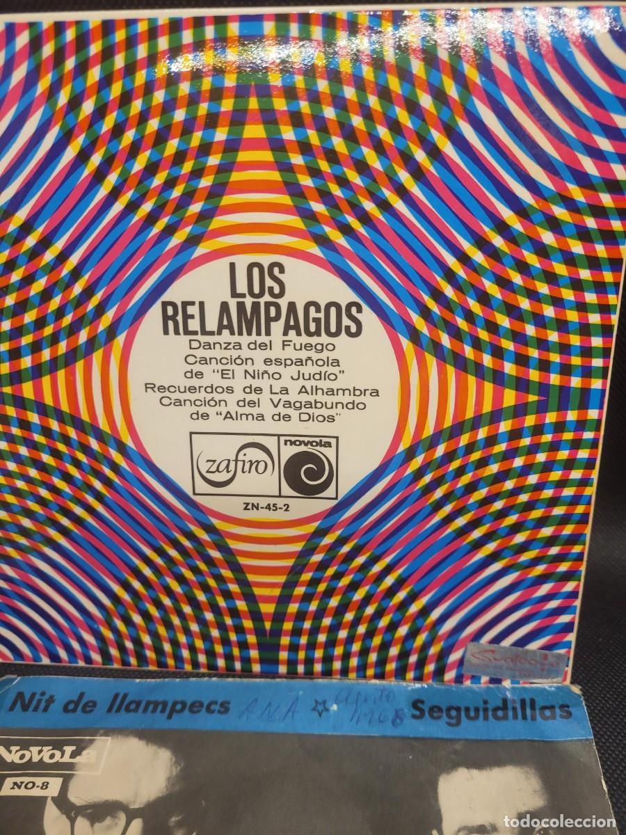 Discos de vinilo: Lote de 2 vinilo singles de LOS RELAMPAGOS 123 - Foto 2