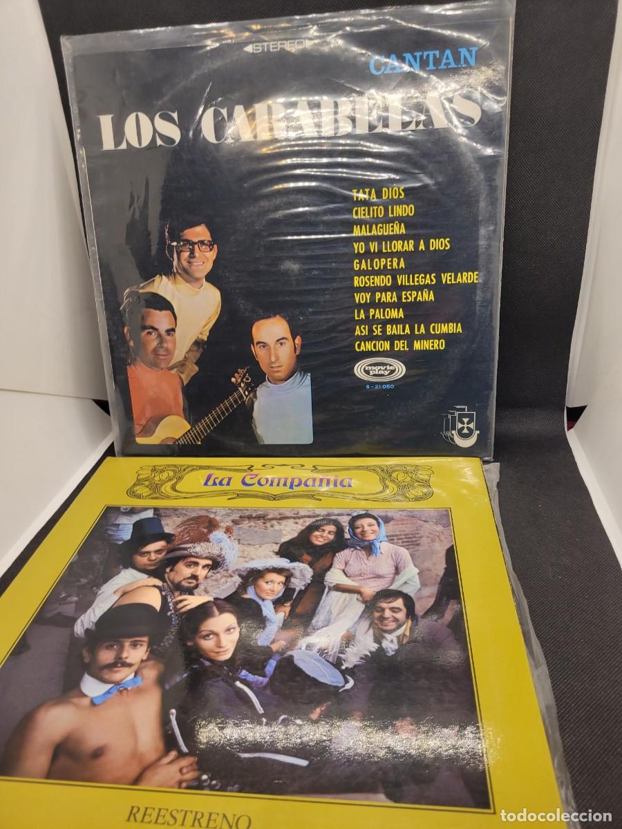 Discos de vinilo: Lote de 2 LP Los Carabelas y La compa&ntilde;&iacute;a - Foto 1