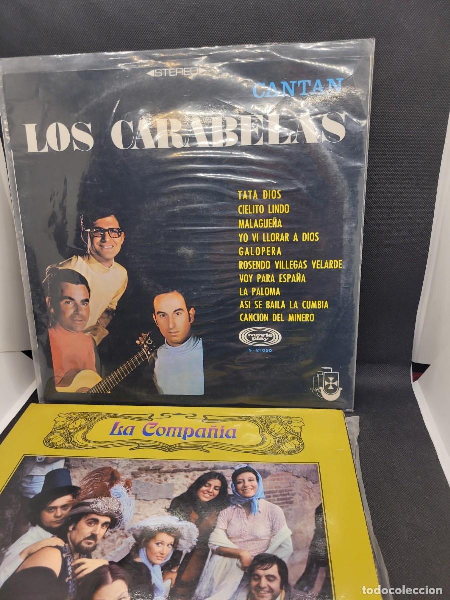 Discos de vinilo: Lote de 2 LP Los Carabelas y La compa&ntilde;&iacute;a - Foto 2
