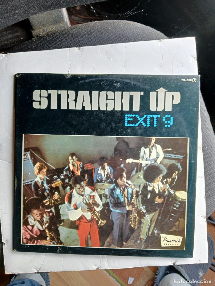Discos de vinilo: Exit 9 - Straight Up lp 1976 Promo raro - Foto 1