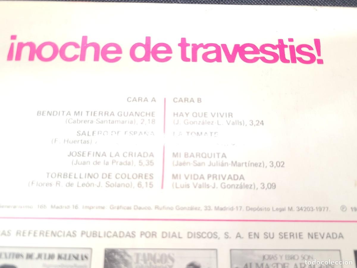 Discos de vinilo: NOCHE DE TRAVESTIS vinilo LP - Foto 3