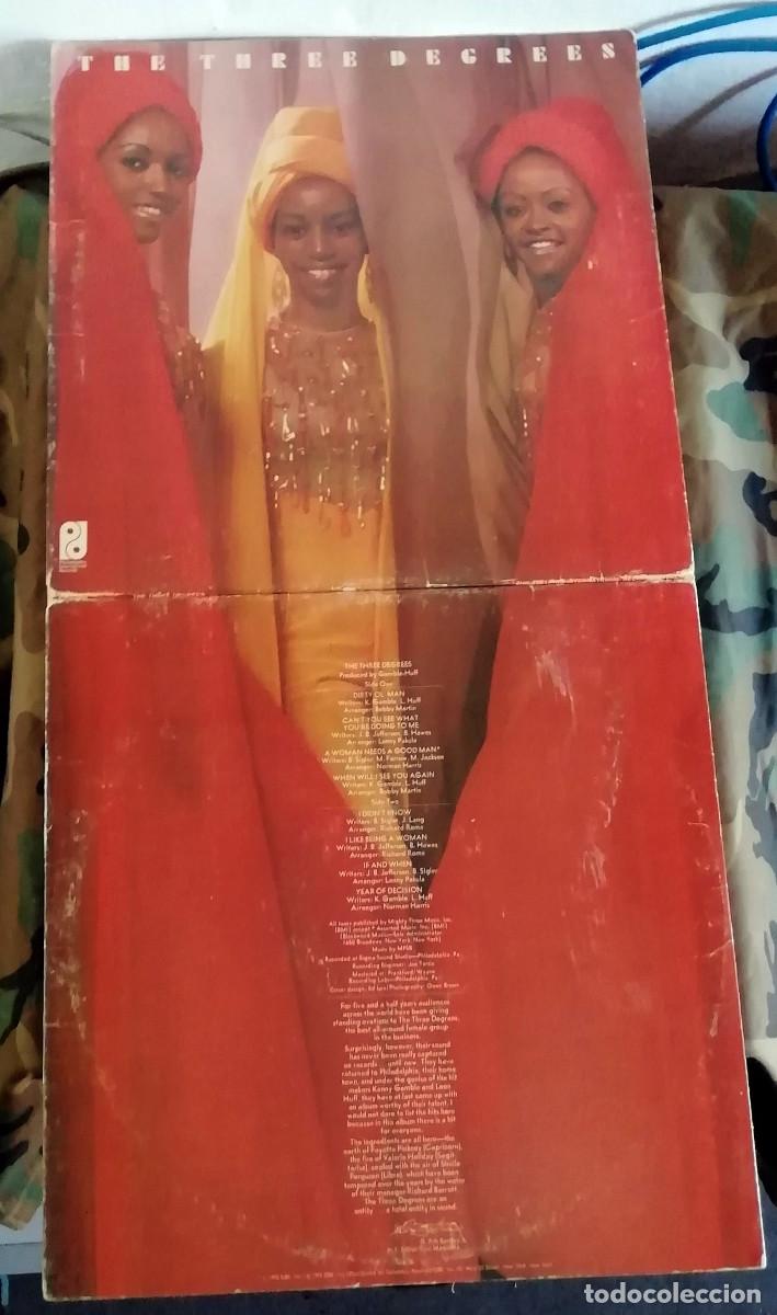 Discos de vinilo: The Three Degrees &lrm;&ndash; The Three Degrees LP, Gatefold USA 1973 - Foto 2