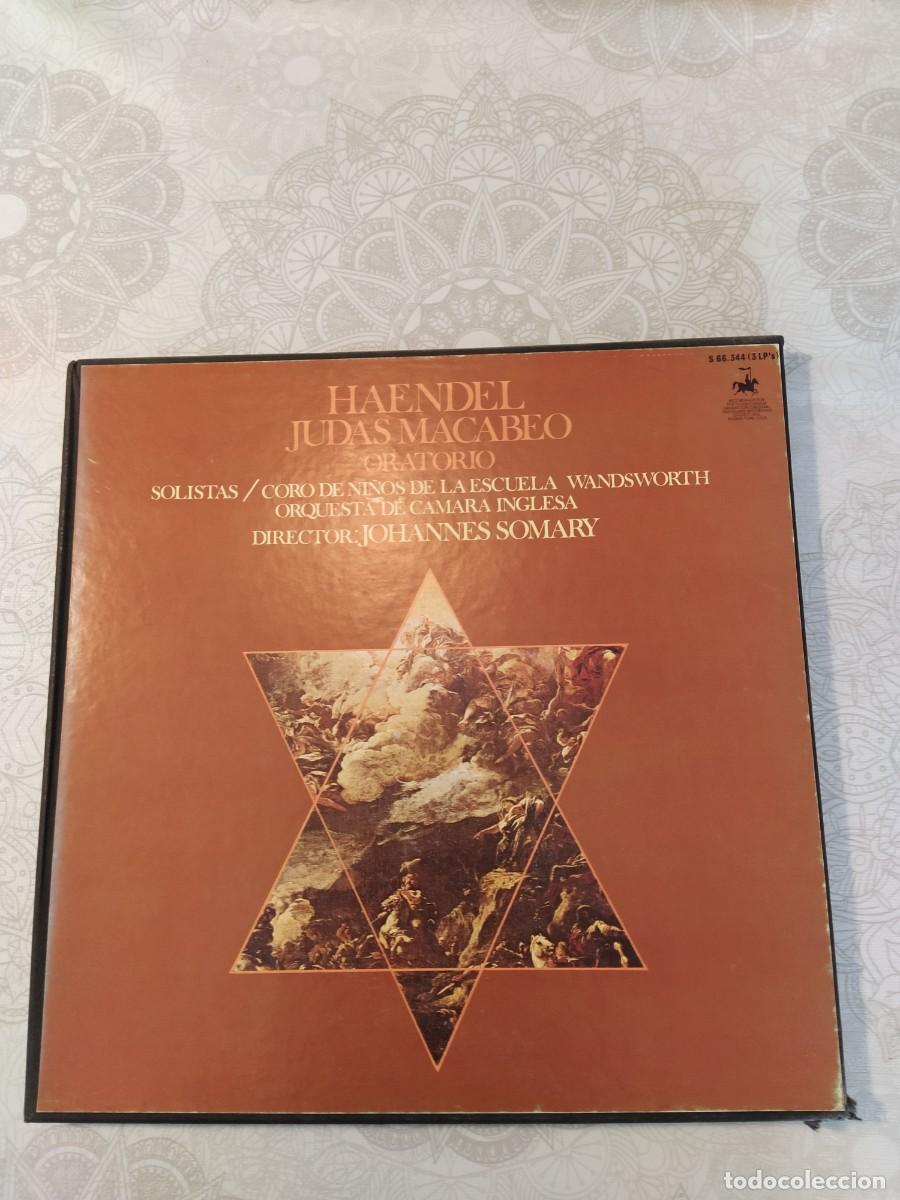 Discos de vinilo: HAENDEL - JUDAS MACABEO - 3 LPs. MINT - Foto 1