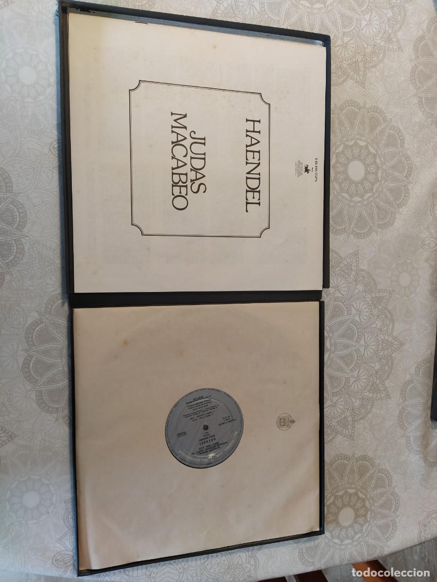 Discos de vinilo: HAENDEL - JUDAS MACABEO - 3 LPs. MINT - Foto 2