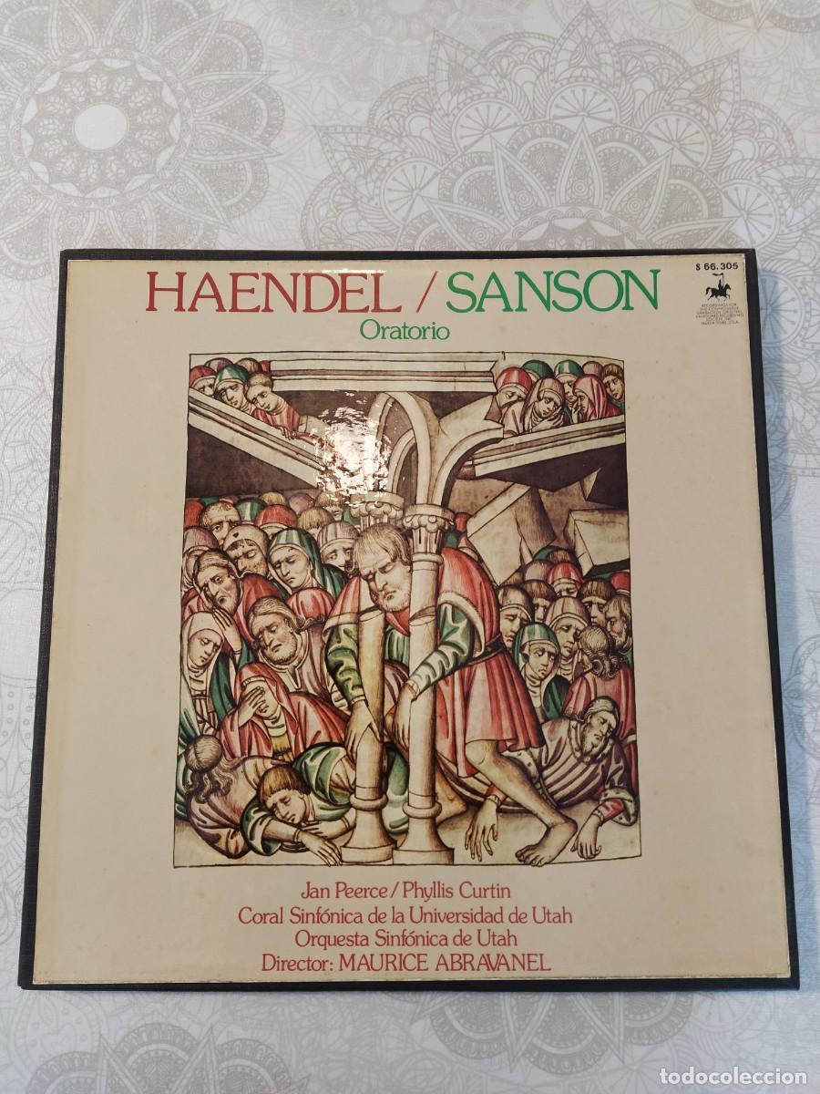 Discos de vinilo: HAENDEL - SANSON - 3 LPs. MINT - Foto 1