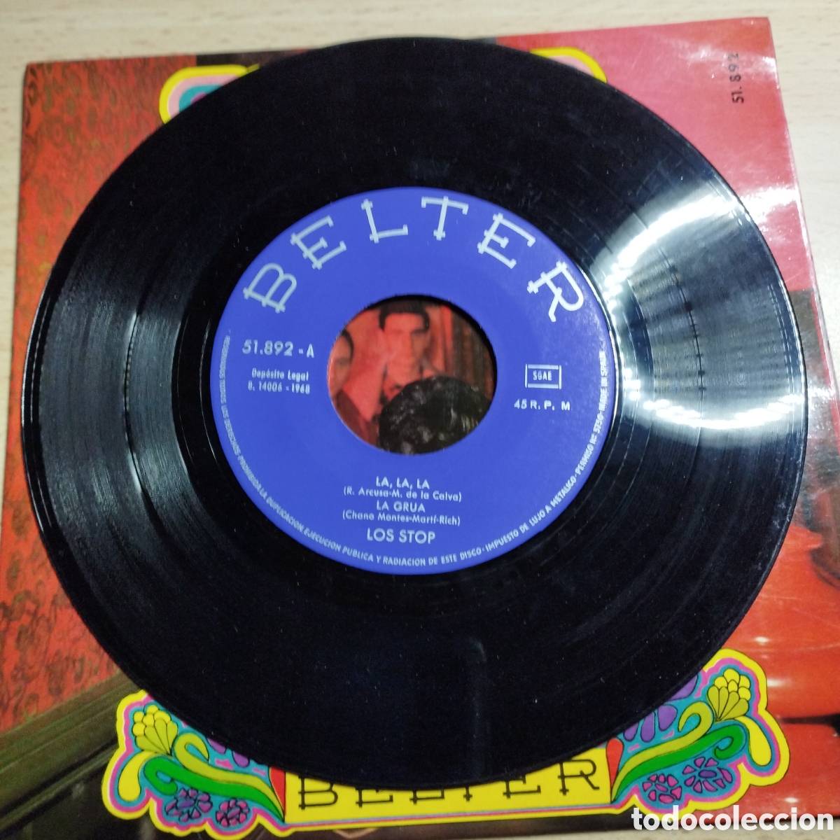 Discos de vinilo: EP 7&rdquo; Los Stop 1968 Yo te dar&eacute; + 3. - Foto 3