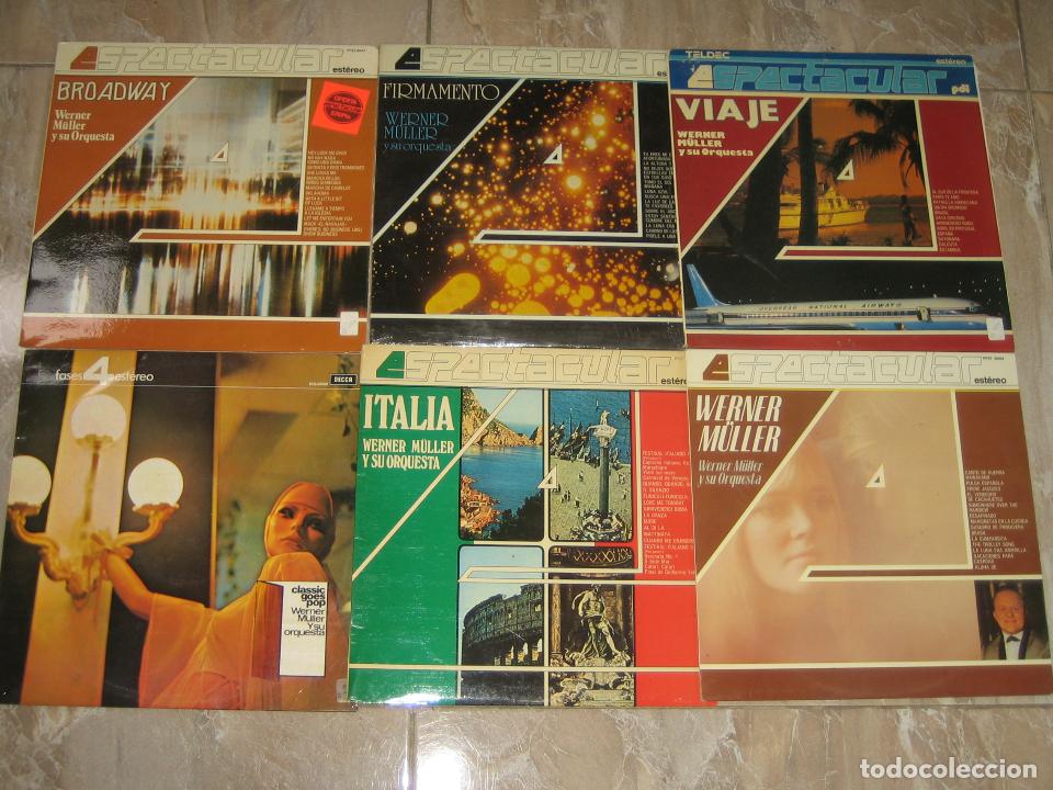 Discos de vinilo: WERNER M&Uuml;LLER - LOTE DE 6 LPS - Foto 1