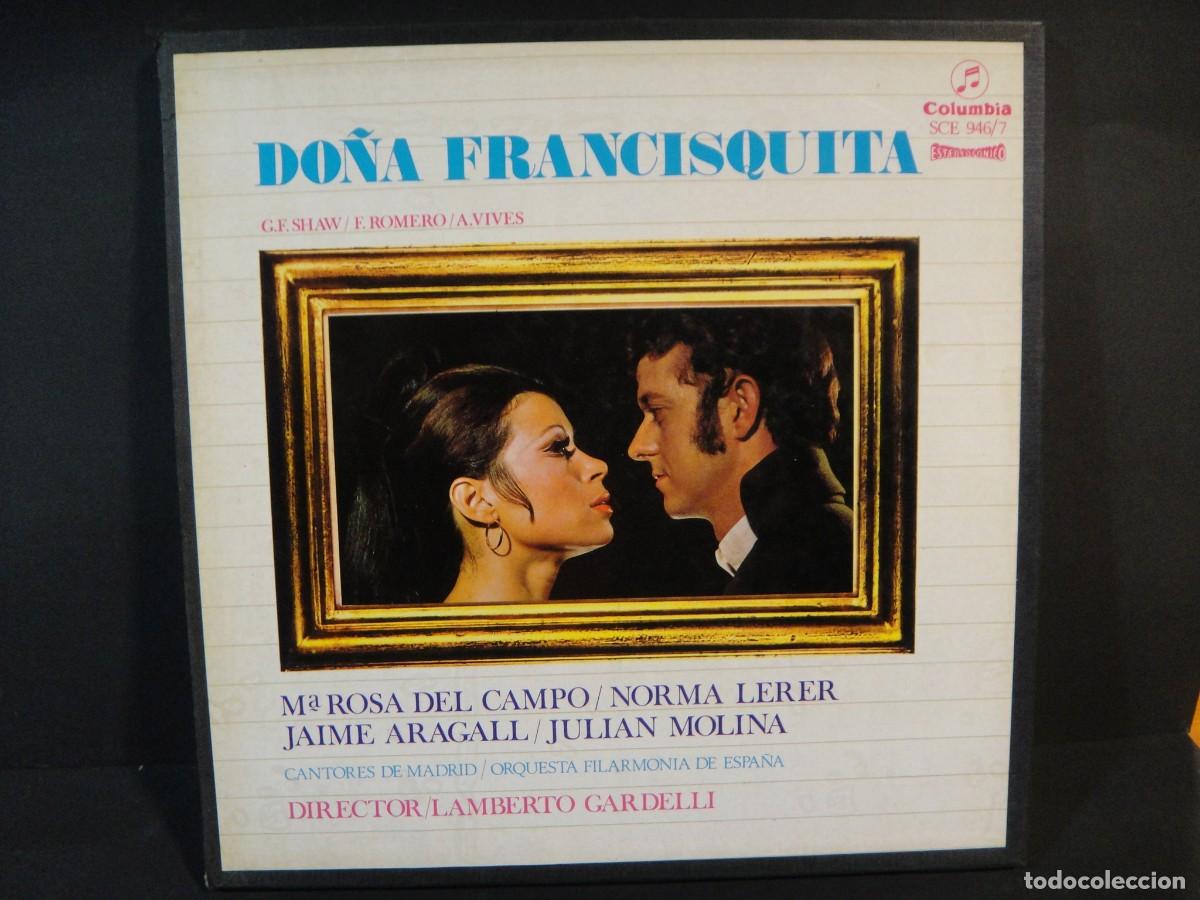 Discos de vinil: do&ntilde;a francisquita - - caja de 2 lp mas libreto - columbia 1968