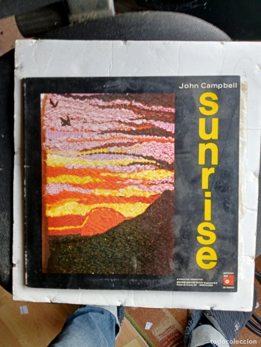 Discos de vinilo: John Campbell - Sunrise 1974 lp gatefold - Foto 1