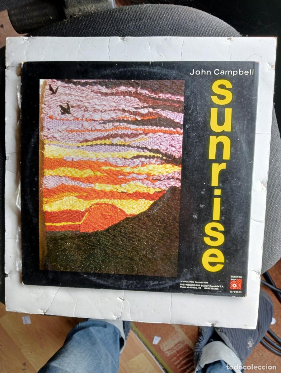 Discos de vinilo: John Campbell - Sunrise 1974 lp gatefold - Foto 3