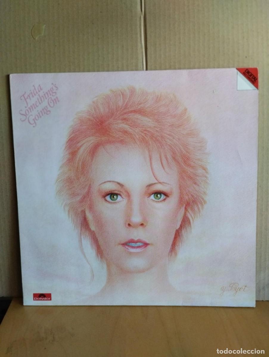 Discos de vinilo: FRIDA ----- SOMETHING&acute;S GOING ON ( ABBA ) - Foto 1