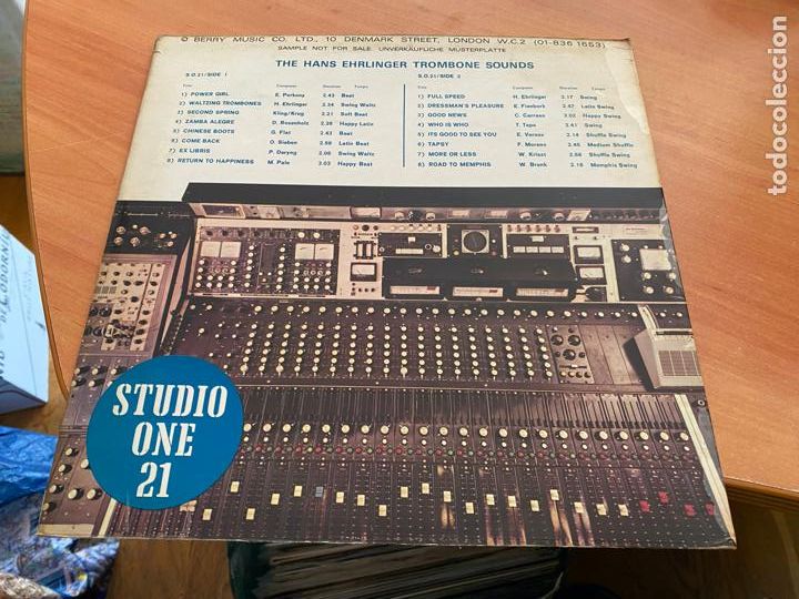 Discos de vinilo: HANS EHRLINGER TROMBONE SOUNDS LP PROMO (B-35) - Foto 3