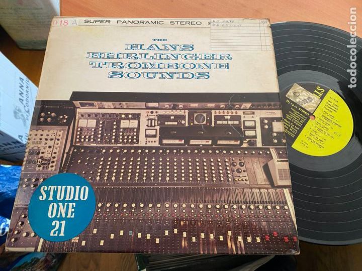 Discos de vinilo: HANS EHRLINGER TROMBONE SOUNDS LP PROMO (B-35) - Foto 1