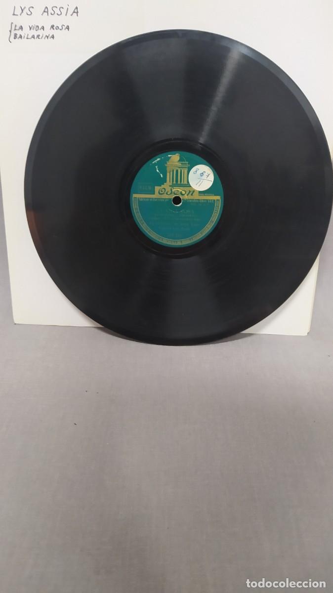 Discos de vinilo: Lys Assia la vida Rosa - bailarina . Ode&oacute;n - Foto 2
