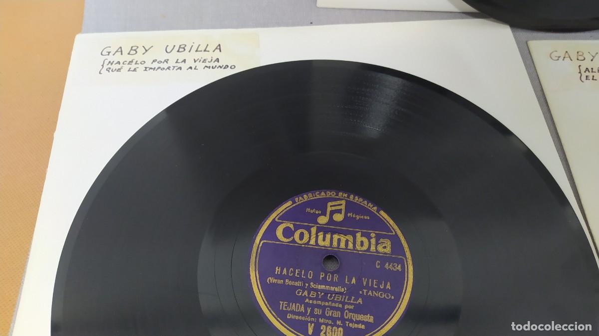 Discos de vinilo: 3 discos de Gaby Ubilla. Columbia - Foto 3