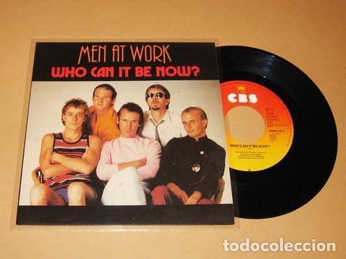 Discos de vinilo: MEN AT WORK - WHO CAN IT BE NOW? - SINGLE - 1981 - Foto 1