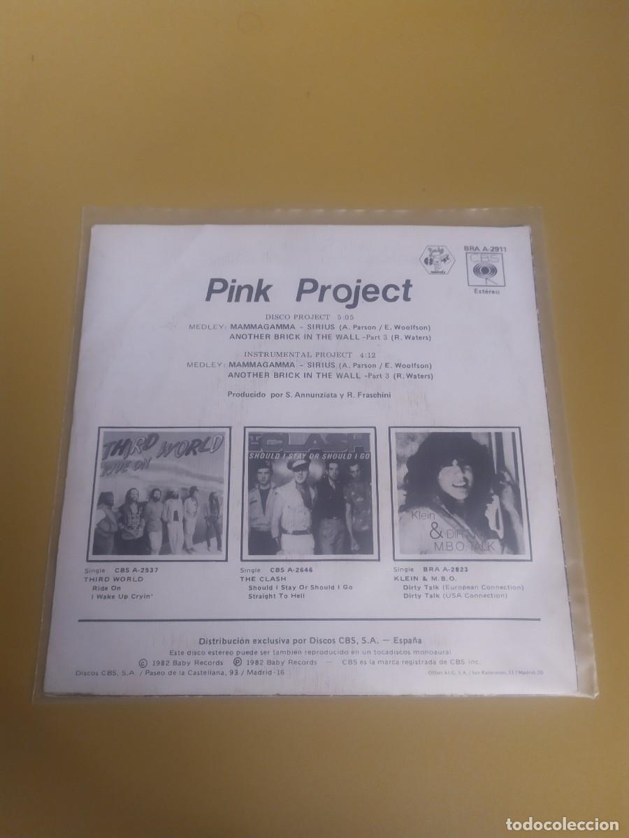 Discos de vinilo: Pink Project - Disco project / Instrumental project 1982 - Foto 2