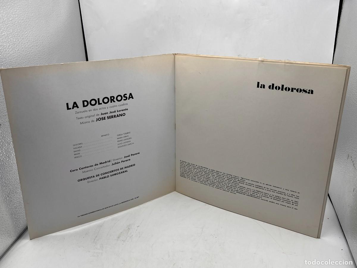Discos de vinilo: LP - JOS&Eacute; SERRANO - LA DOLOROSA - HISPAVOX - MADRID 1966 - Foto 2