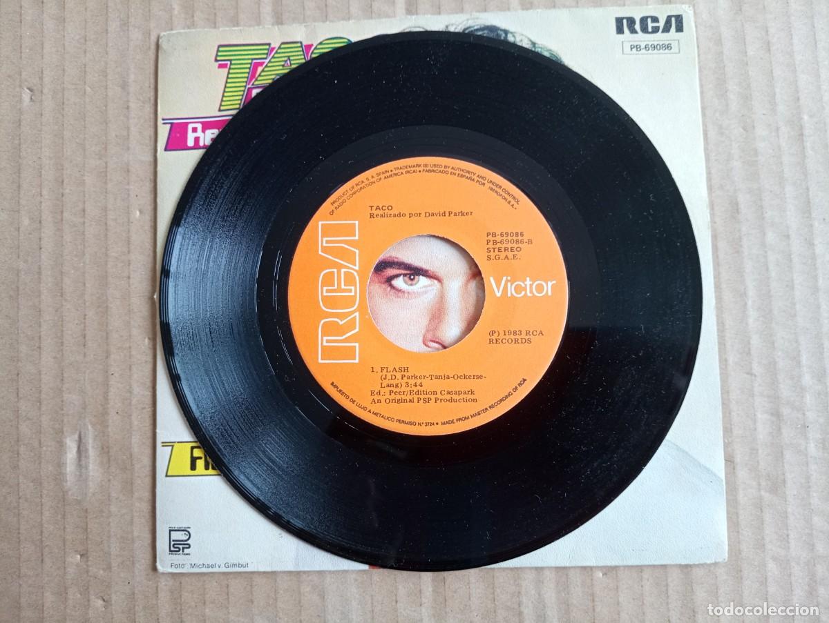 Discos de vinilo: TACO - SUPERPHYSICAL SINGLE 1983 EDICION ESPA&Ntilde;OLA - Foto 2