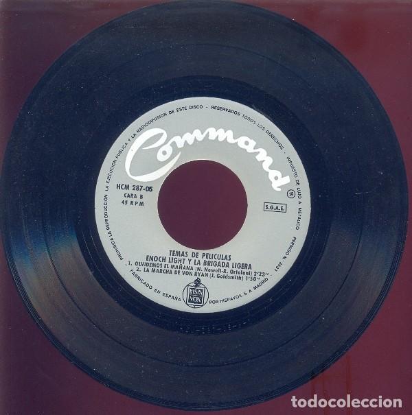 Discos de vinilo: SINGLE DE VINILO ENOCH LIGHT Y SU ORQUESTA TEMAS DE PELICULA - Foto 4
