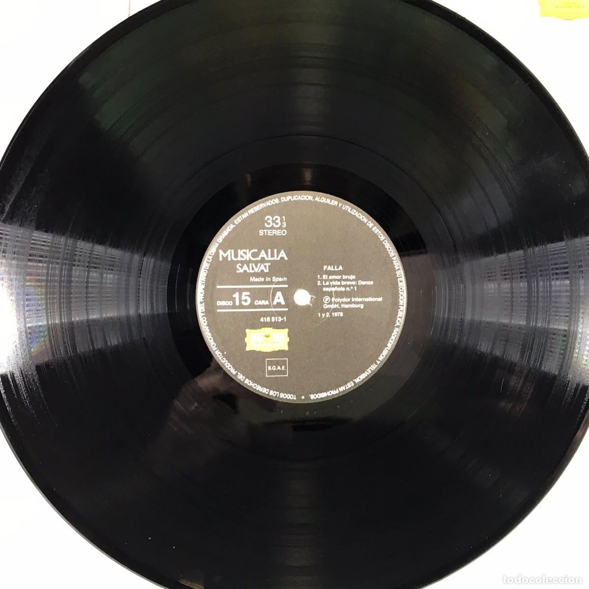 Discos de vinilo: MUSICALIA - SALVAT - DISCO N&ordm; 15. Falla - Foto 4