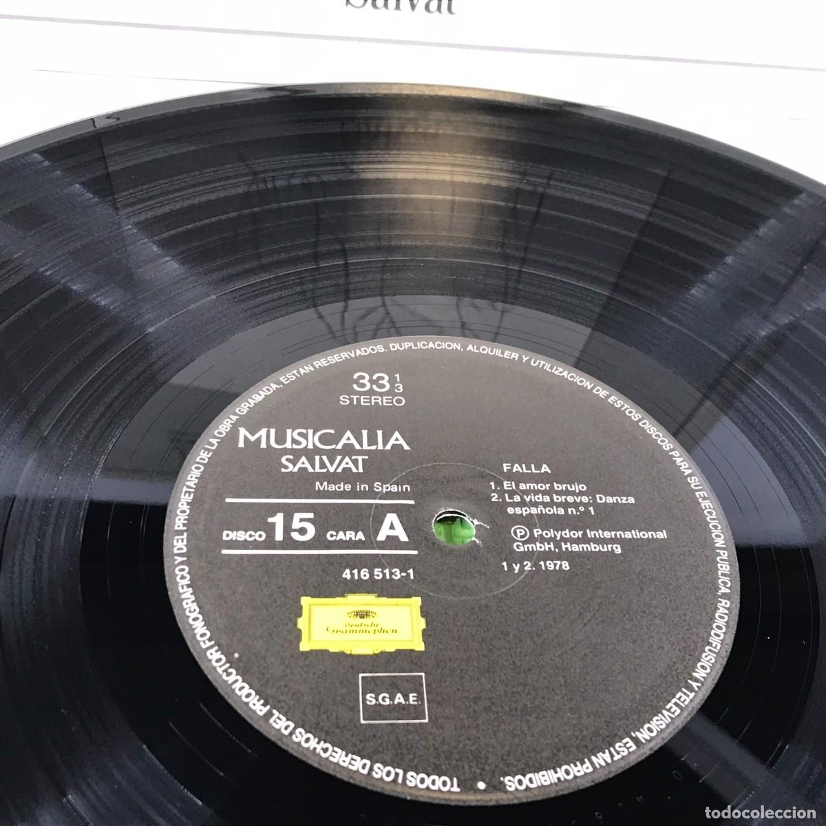 Discos de vinilo: MUSICALIA - SALVAT - DISCO N&ordm; 15. Falla - Foto 6