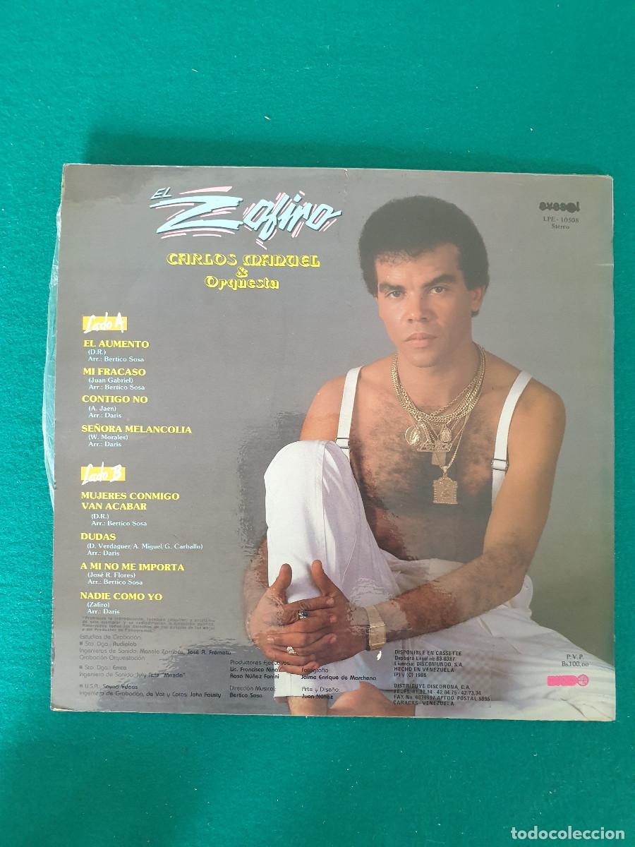 Discos de vinilo: Carlos Manuel & Orquesta &ndash; El Zafiro - Foto 2