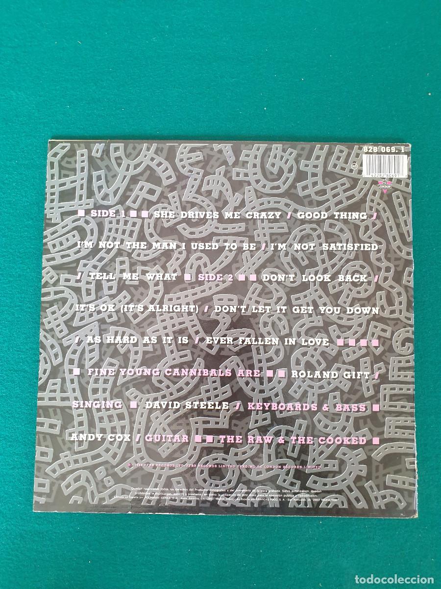 Discos de vinilo: Fine Young Cannibals &ndash; The Raw & The Cooked - Foto 2
