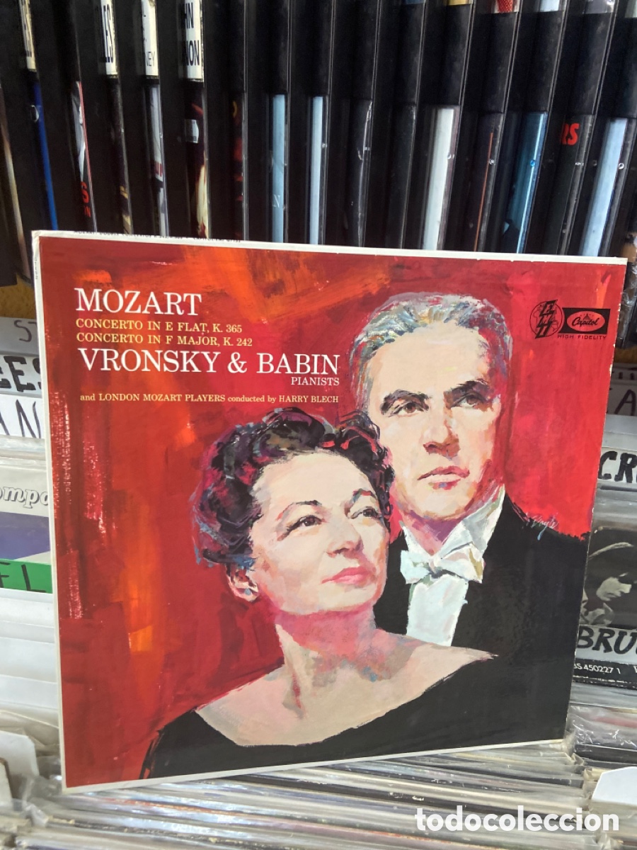 Discos de vinilo: Mozart concerto in e flat k vronsky babin - Foto 1