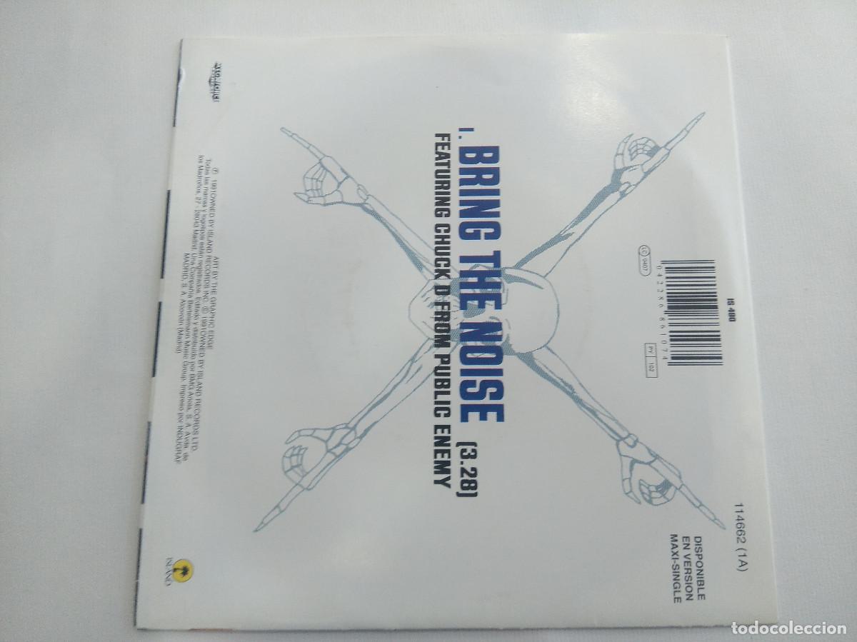Discos de vinilo: ANTHRAX/BRING THE NOISE/SINGLE METAL. - Foto 3
