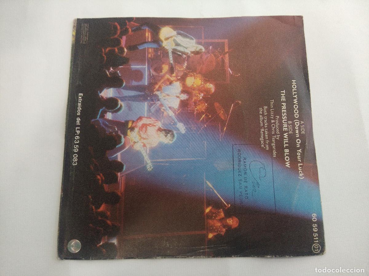 Discos de vinilo: THIN LIZZY/HOLLYWOOD/SINGLE METAL. - Foto 3