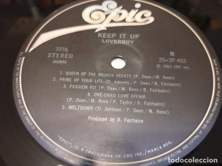 Discos de vinilo: LOVERBOY -KEEP IT UP- (1983) LP DISCO VINILO - Foto 2