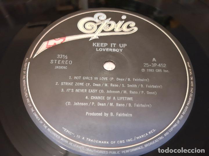 Discos de vinilo: LOVERBOY -KEEP IT UP- (1983) LP DISCO VINILO - Foto 3