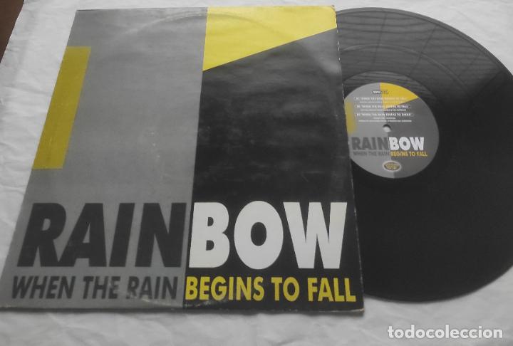 Discos de vinilo: Rainbow &lrm;&ndash; When The Rain Begins To Fall-MAXI-** - Foto 1