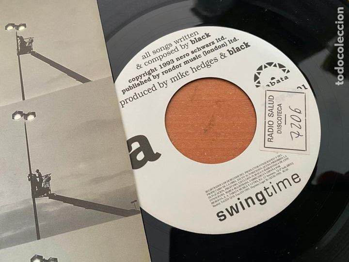 Discos de vinilo: BLACK (SWINGTIME) SINGLE 1993 ESPA&Ntilde;A (EPI14) - Foto 2