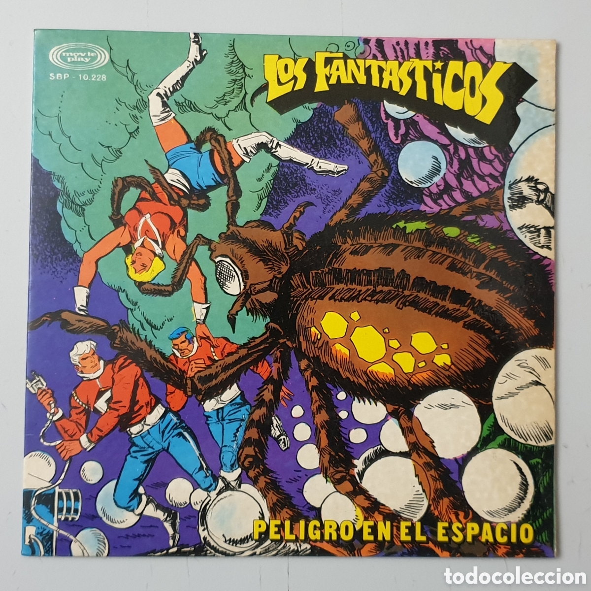 Vinyl records: LOS FANTASTICOS VOL.3 - Peligro en el Espacio (Espa&ntilde;a - Movieplay - 1971) Juan J. Plans SCI-FI RARO