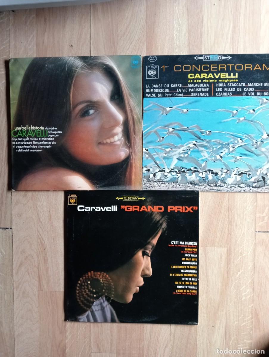 Discos de vinilo: lote de 3 lps de caravelli - Foto 1